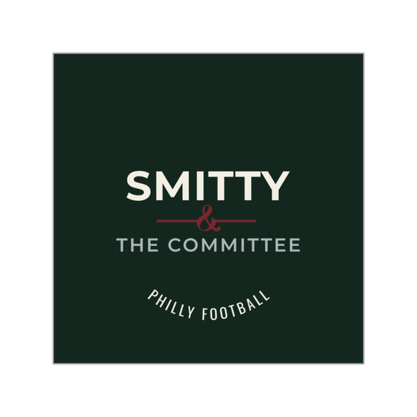 Smitty & The Committee Square Vinyl Sticker — Philly Football Sticker